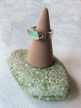 Load image into Gallery viewer, Aqua Chalcedony Ring - Horizontal setting