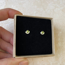 Load image into Gallery viewer, Tiny Peridot studs