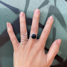 Load image into Gallery viewer, Black Onyx Bar Ring