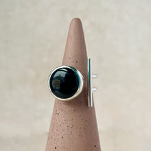 Load image into Gallery viewer, Black Onyx Bar Ring