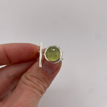 Load image into Gallery viewer, Prehnite Bar Ring
