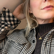 Load image into Gallery viewer, Mixed metal Moon Ray Necklace