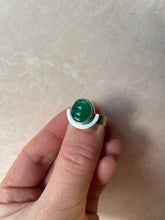 Load image into Gallery viewer, Green Agate Lime Ring
