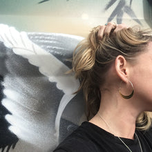 Load image into Gallery viewer, Lunula Hoops