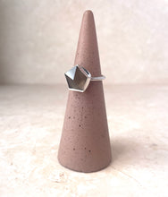 Load image into Gallery viewer, Smokey Quartz Hexagon Ring
