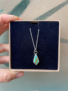 Turquoise Diamond Necklace