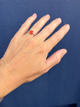 Load image into Gallery viewer, Carnelian Silver ring
