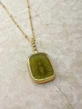 Load image into Gallery viewer, Greek Intaglio Bee Necklace
