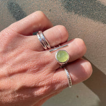 Load image into Gallery viewer, Prehnite Bar Ring
