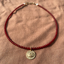 Load image into Gallery viewer, Carnelian Agate Gemstone Necklace
