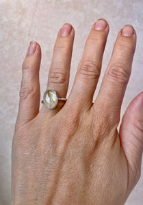Hair of Venus Oval Ring