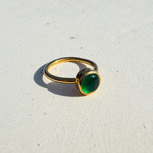 Load image into Gallery viewer, Green Agate Ring
