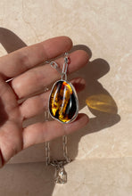 Load image into Gallery viewer, Baltic Amber Silver Necklace
