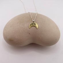 Load image into Gallery viewer, Mixed metal Moon Ray Necklace
