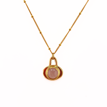 Load image into Gallery viewer, Rose Quartz Chunky Pendant
