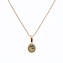 Load image into Gallery viewer, Prehnite Gold Pendant

