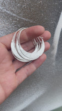 Load and play video in Gallery viewer, Lunula Hoops
