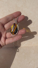 Load and play video in Gallery viewer, Baltic Amber Silver Necklace
