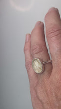 Load and play video in Gallery viewer, Hair of Venus Oval Ring
