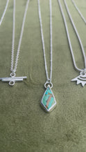 Load and play video in Gallery viewer, Turquoise Diamond Necklace
