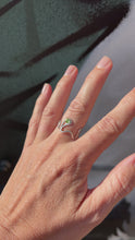 Load and play video in Gallery viewer, Wibbly wobbly Peridot Ring
