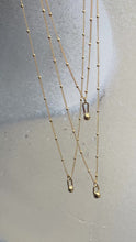 Load and play video in Gallery viewer, Pin drop Necklace
