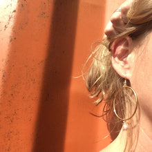 Load image into Gallery viewer, Baroque Pearl Hoops
