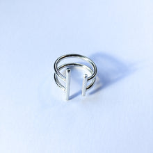 Load image into Gallery viewer, Silver Bar Ring
