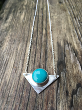 Load image into Gallery viewer, Hand made Tibetan Turquoise Silver Necklace 

