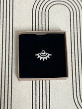 Load image into Gallery viewer, Zig Zag Charm Hoops
